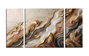 Wallity MXC04 Set de 3 Pinturas Decorativas en Lienzo Multicolor